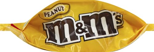 Mars M&M's Peanut individual candy with colorful shell and peanut center.