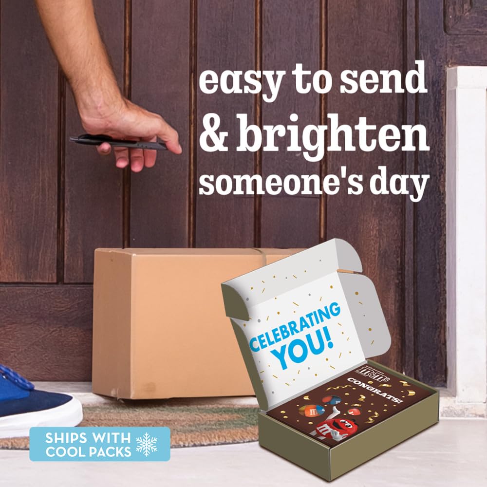 Mars M&M's checkout gifting option icon indicates effortless delivery