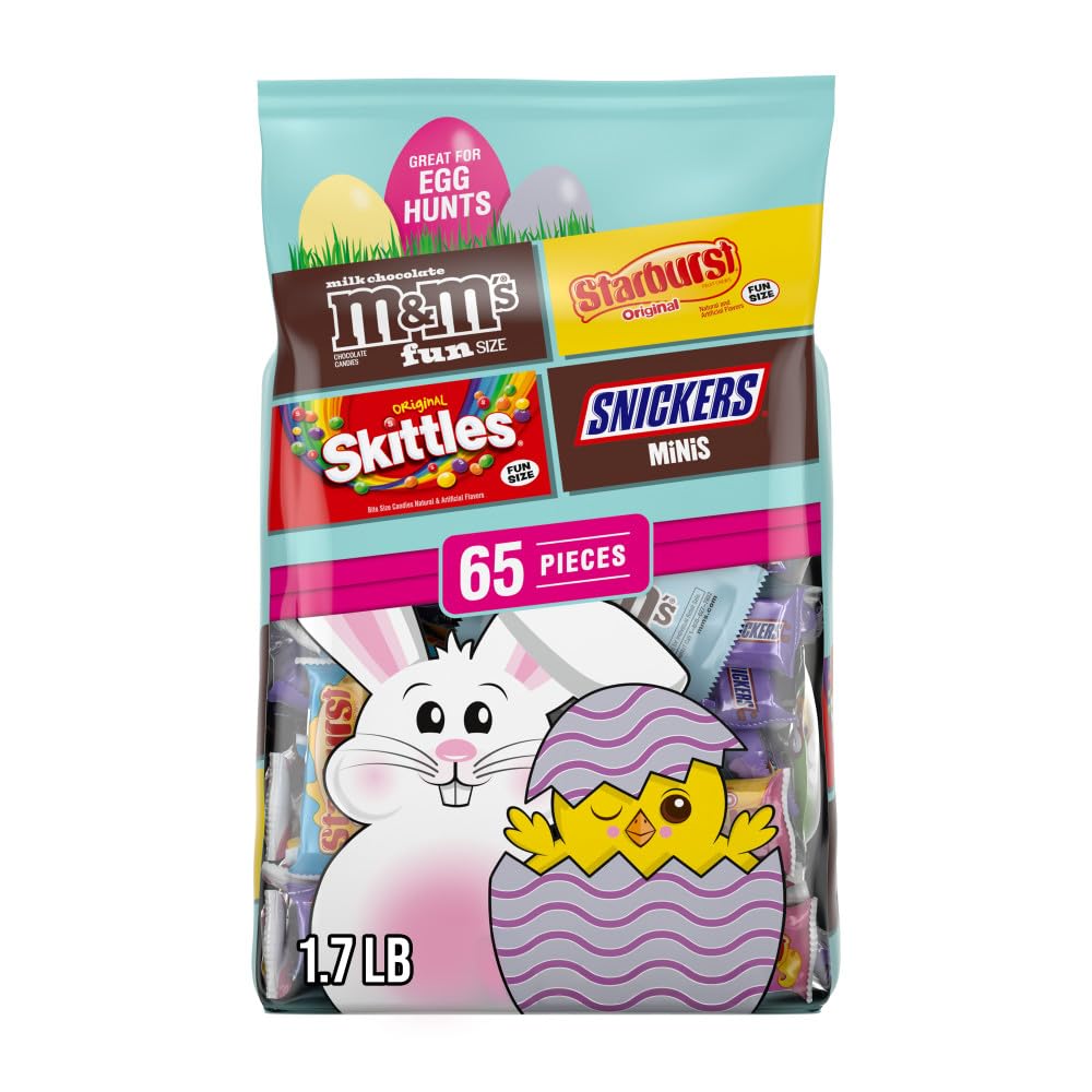 Mars M&M's Easter candy bag with pastel wrappers—ideal for baskets