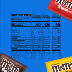 Mars M&M'S Milk Chocolate fun-size pack ideal for baskets.