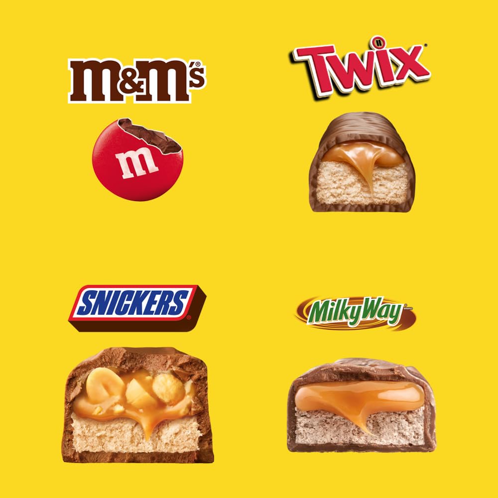 Mars M&M'S Milk Chocolate fun-size candies for on-the-go treats.