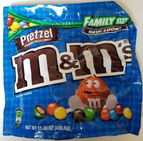 Mars M&M'S Pretzel in a serving bowl for party sharing.
