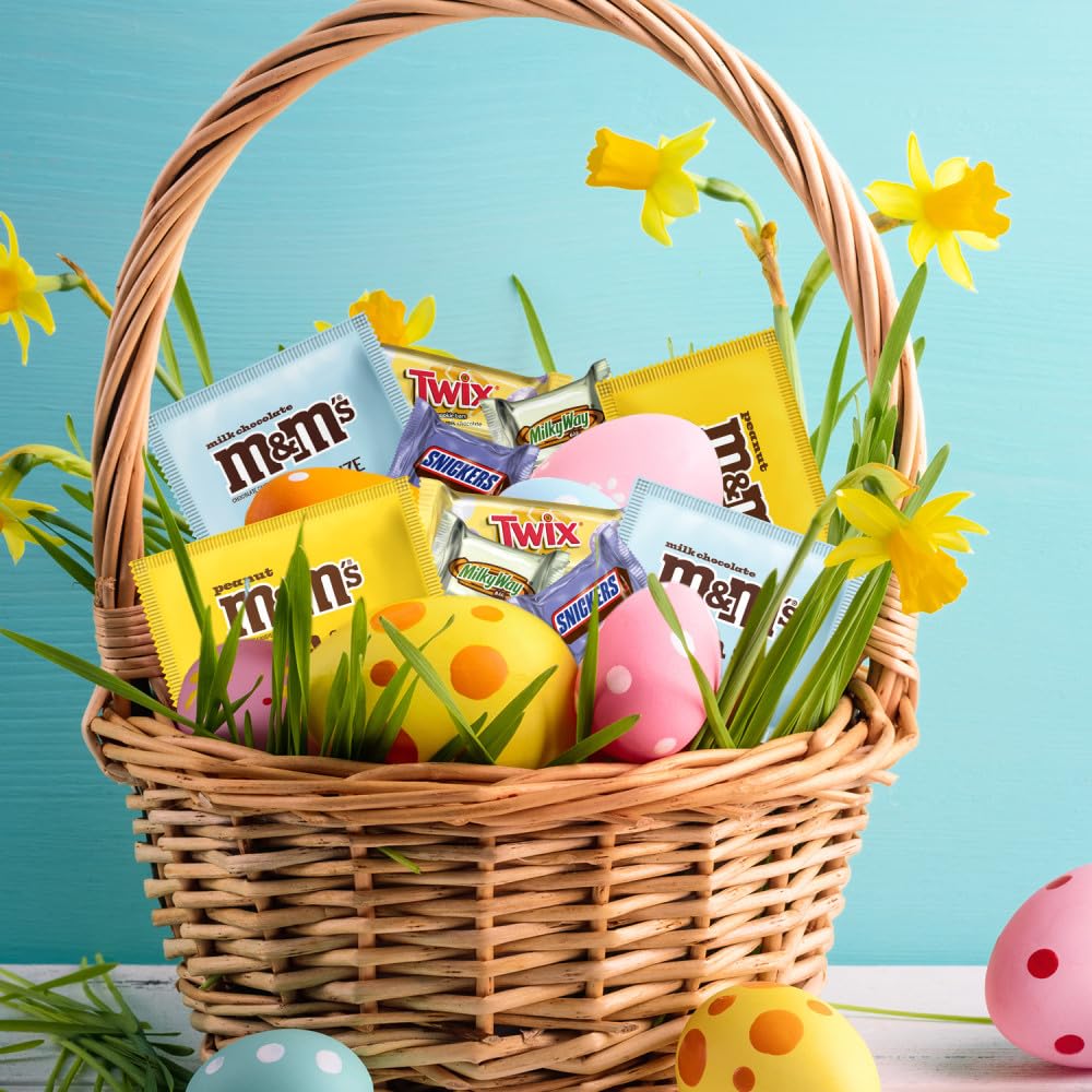 Mars pastel-wrapped chocolates brighten Spring baskets and Easter eggs.