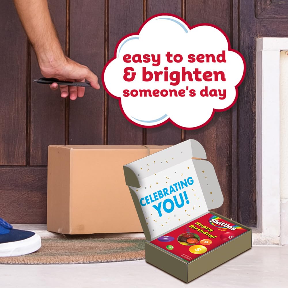Mars SKITTLES personalized note option shown for a thoughtful gift