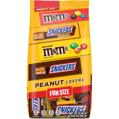 Mars Snickers Peanut Butter bag, creamy centers, great for parties.