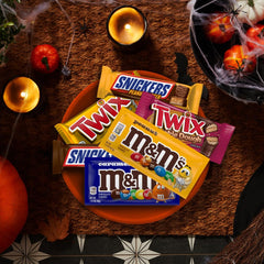 Mars SNICKERS Peanut Butter Squared full-size bar with peanut butter center for bold flavor.