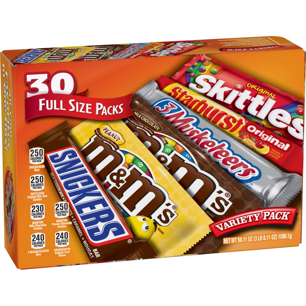 Mars Variety Pack full-size box displayed for easy party and gift planning.