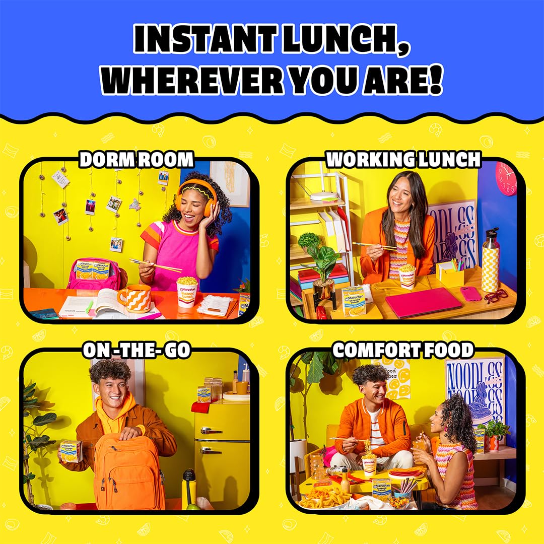 Maruchan cheddar-steam-noodles-visual conveys warm steam and inviting aroma.