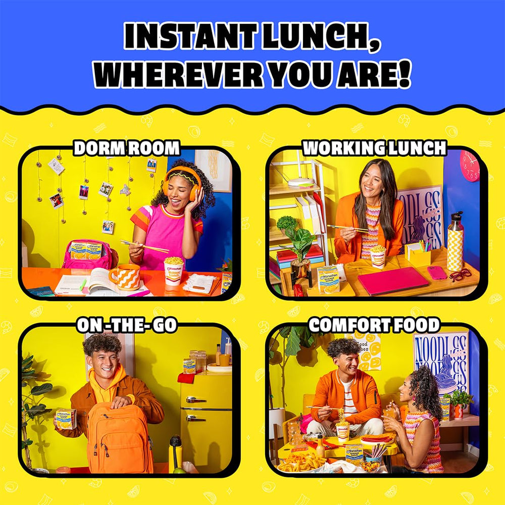 Maruchan cheddar-steam-noodles-visual conveys warm steam and inviting aroma.