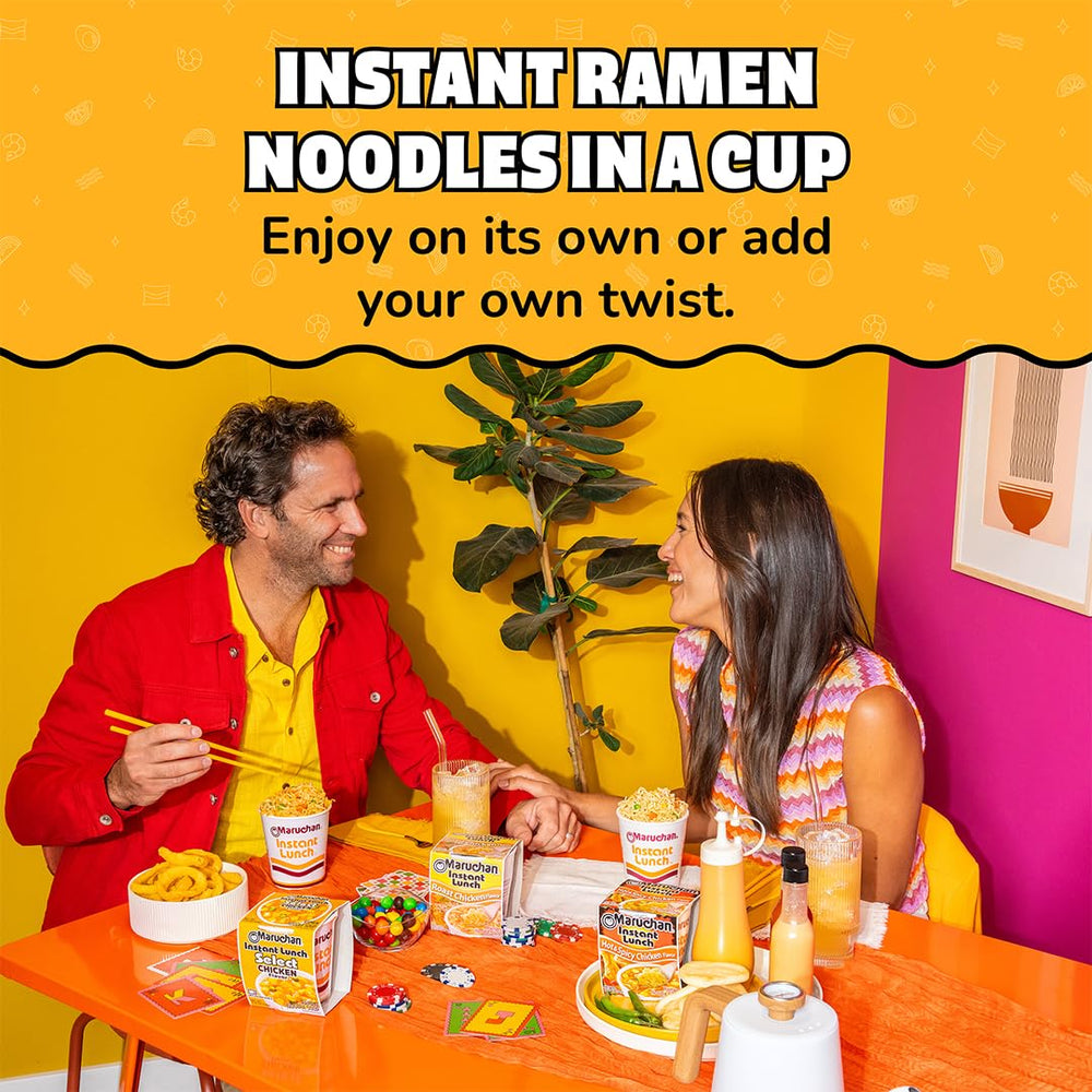 Maruchan Instant Lunch customize-your-ramen with added veggies or proteins.