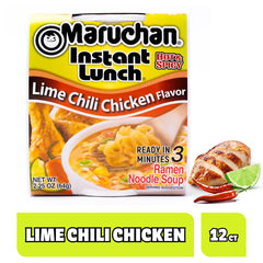 Maruchan Instant Lunch hot water pour demonstrates simple, mess-free preparation.