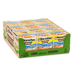 Maruchan Instant Lunch lime shrimp cup showcasing refreshing flavor for quick meals