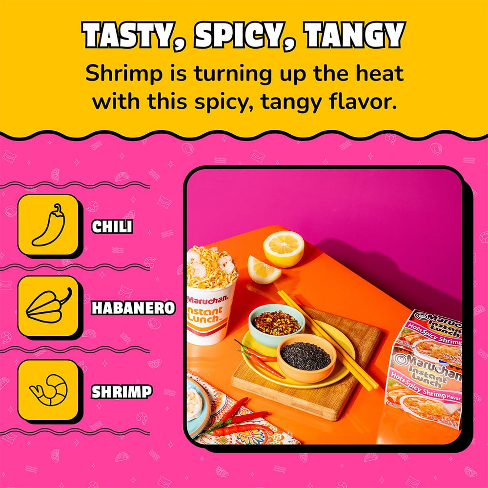 Stirring Maruchan Instant Lunch noodles after resting