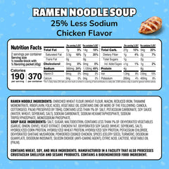 Maruchan Less Sodium Chicken Ramen cooking in 3 minutes