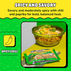Maruchan Ramen Chili spice packets adding bold flavor
