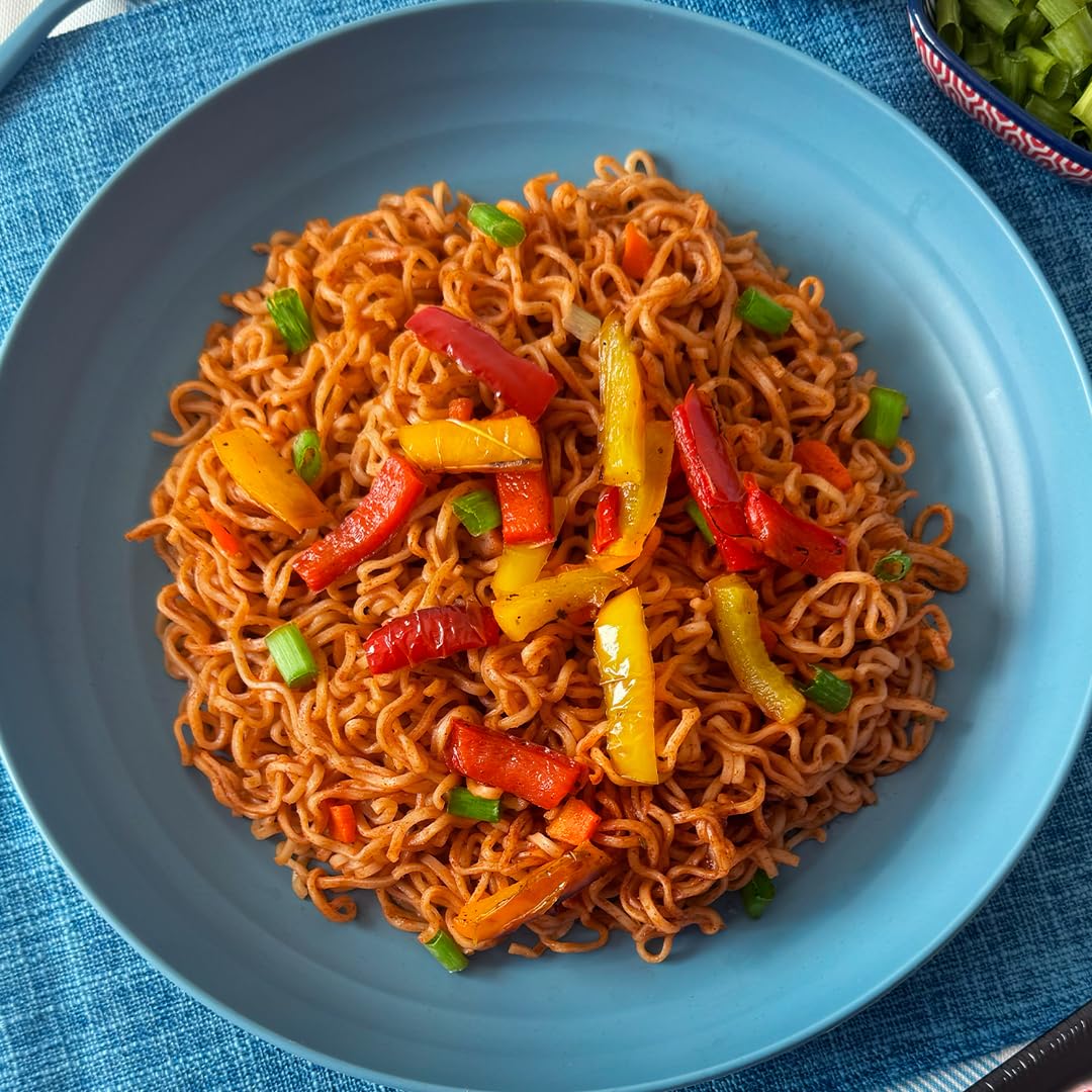 Maruchan Yakisoba Fire Spicy Beef vegetables mix enables personalized weeknight dinners.