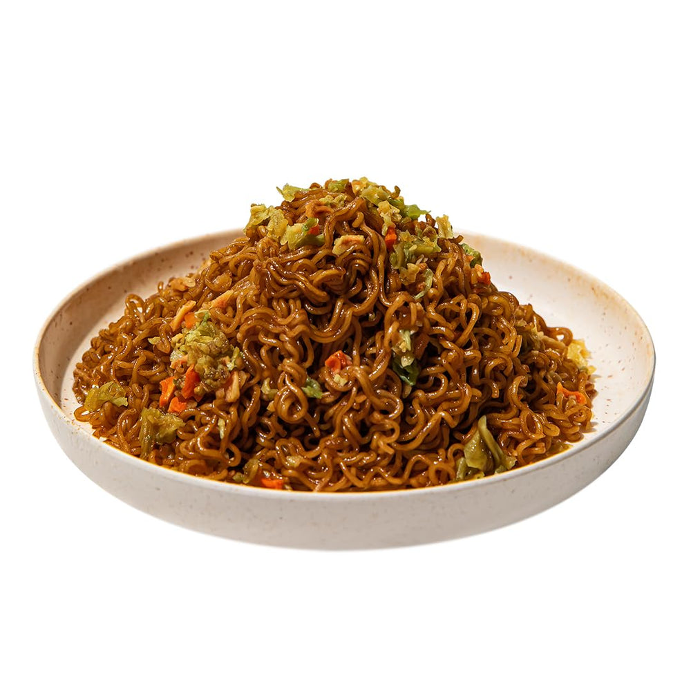 Maruchan Yakisoba Teriyaki Beef bowl on the go, satisfying and fast.