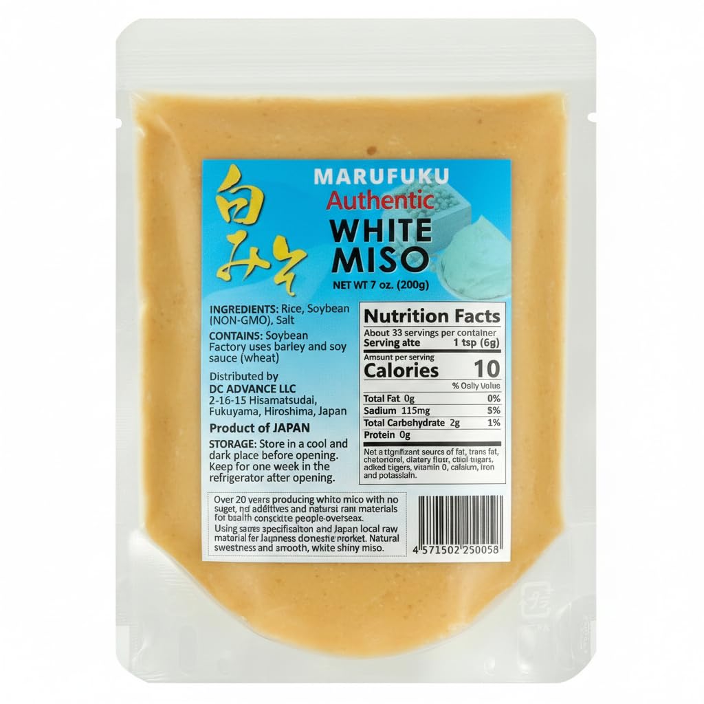 MARUFUKU Shiro Miso paste jar for rich soups