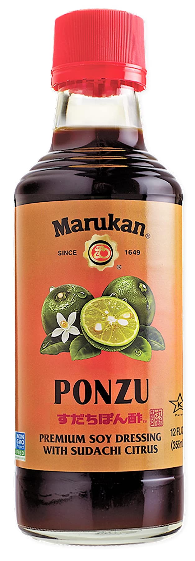 Marukan Ponzu Sudachi bottle ready for marinades and dips