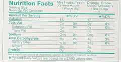 Marukawa seven-pack bubble gum sampler peach flavor for smooth inviting aroma