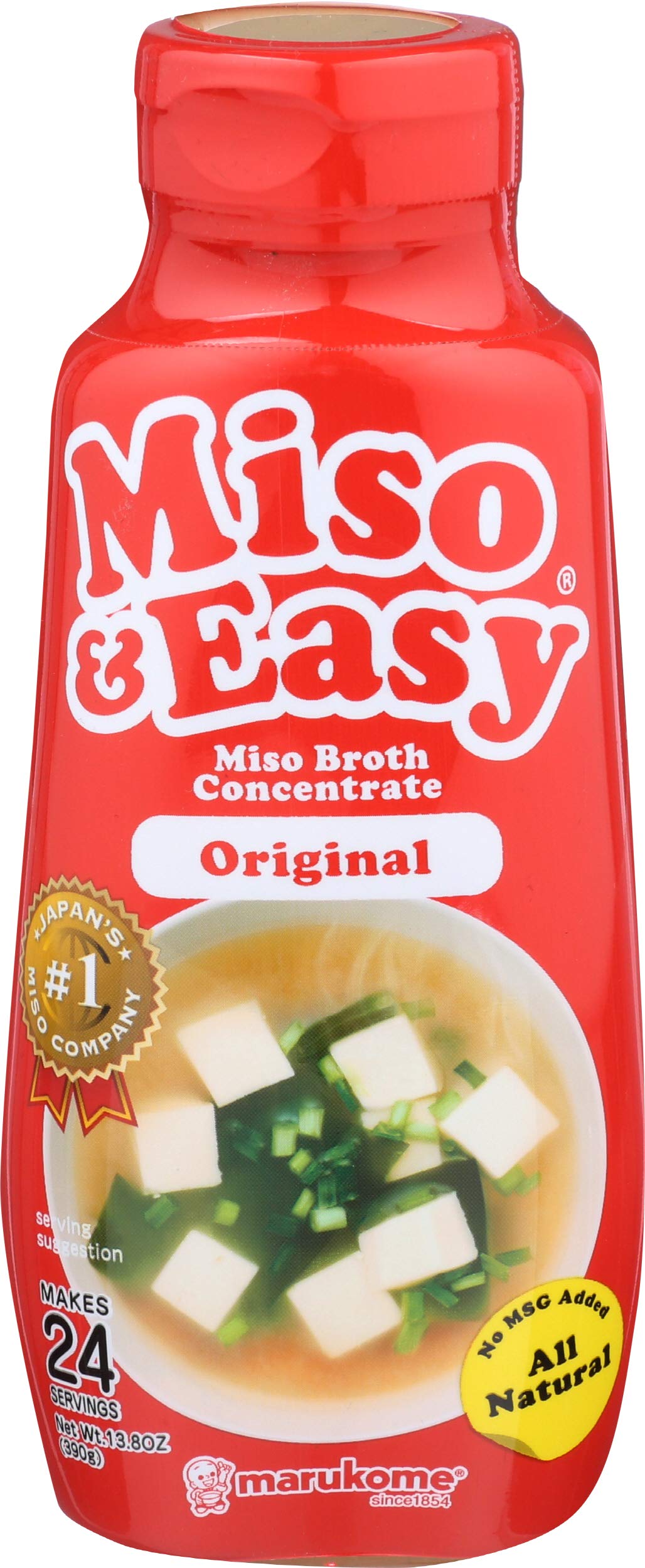 Marukome Original Miso bottle front for quick, flavorful broth