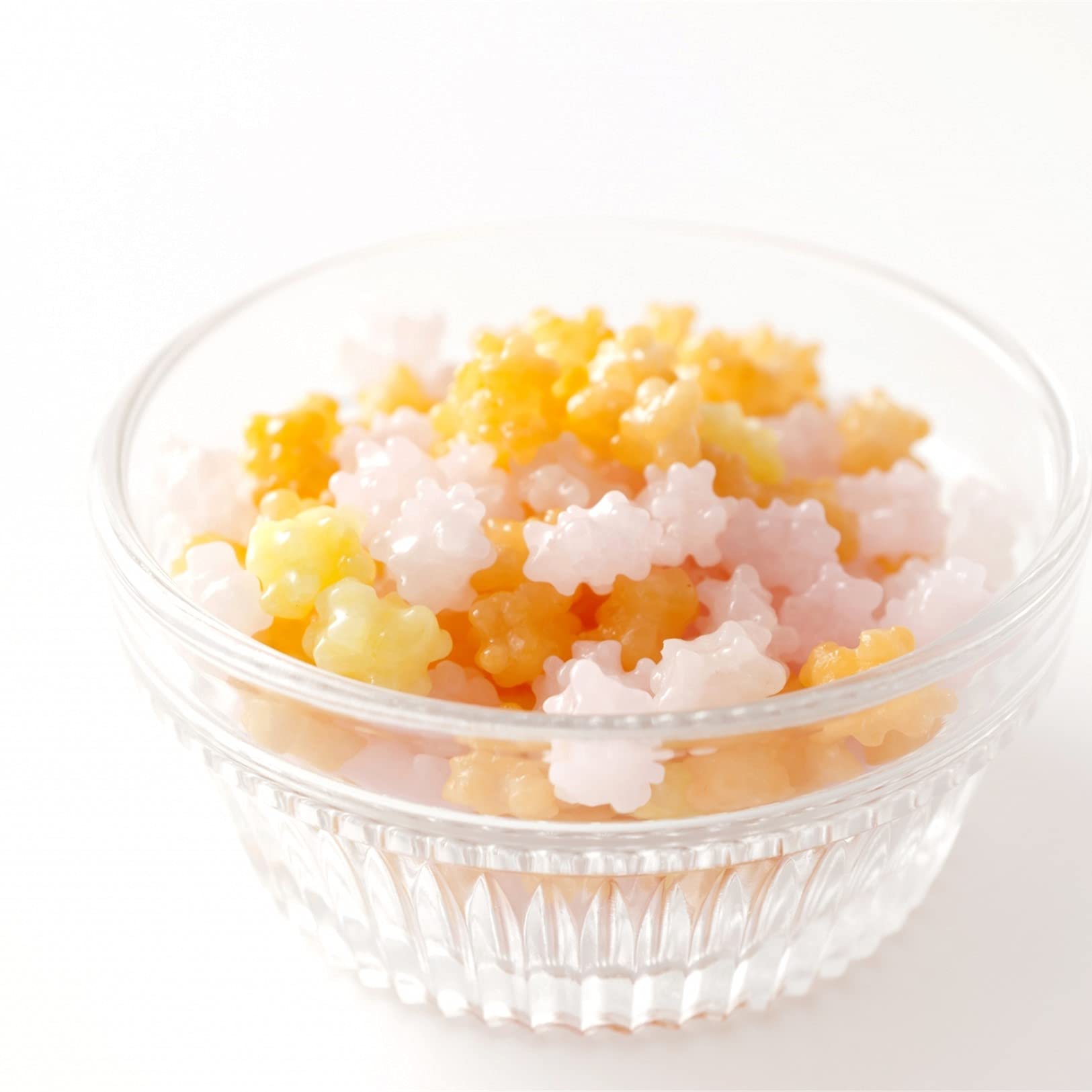 MARUTA Konpeito Hanatsume 50-pack per bag, convenient individually wrapped treats.