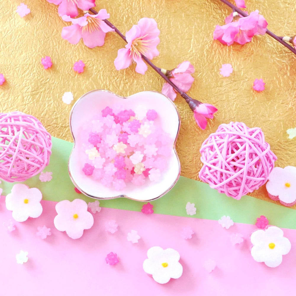 MARUTA Konpeito Hanatsume wrapped pieces, ideal party favors and gifts.