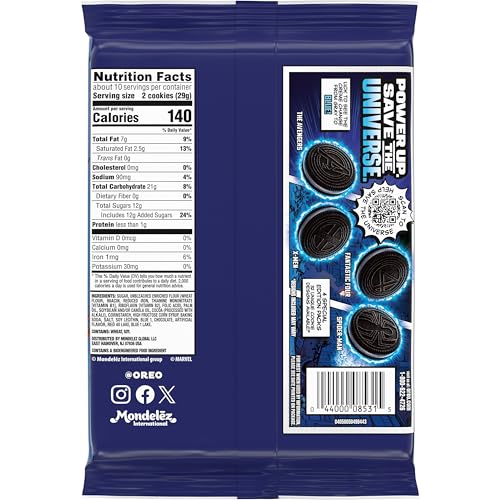 MARVEL OREO color changing creme preview for interactive snacking