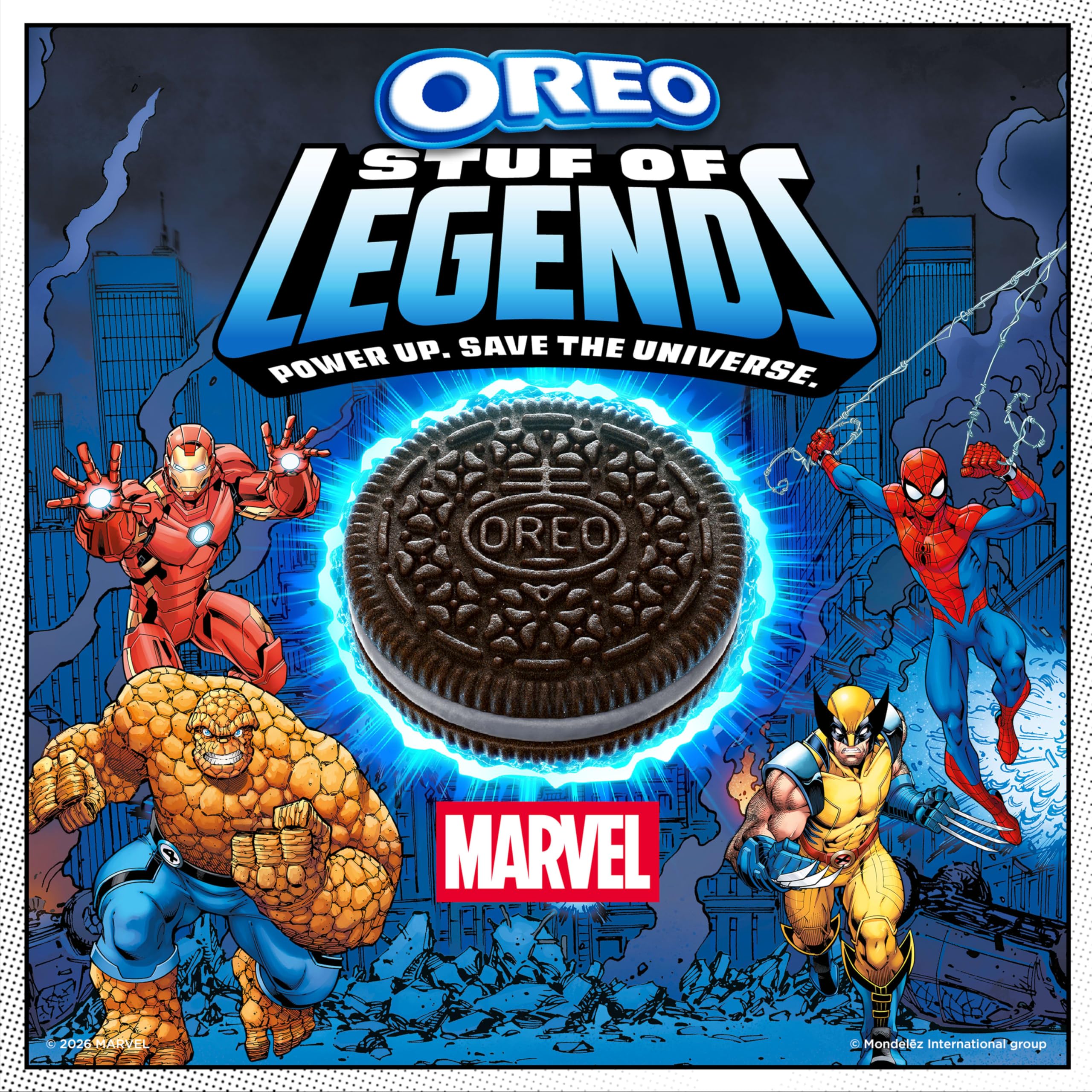 MARVEL OREO serving idea with milk for classic dunk