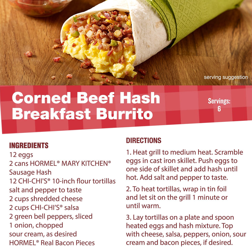 Mary Kitchen Hash pairs with potatoes for a hearty side option.