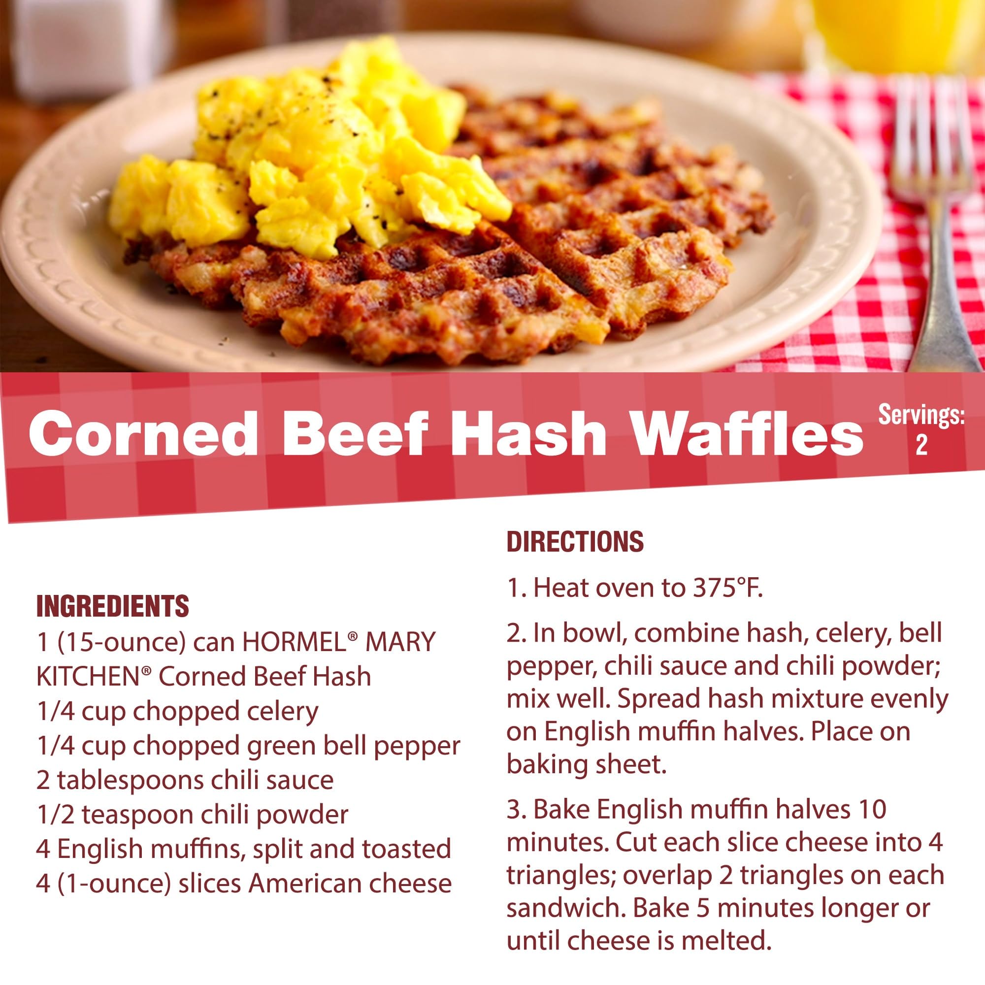 Mary Kitchen Hash omelette fill idea for protein-packed mornings.