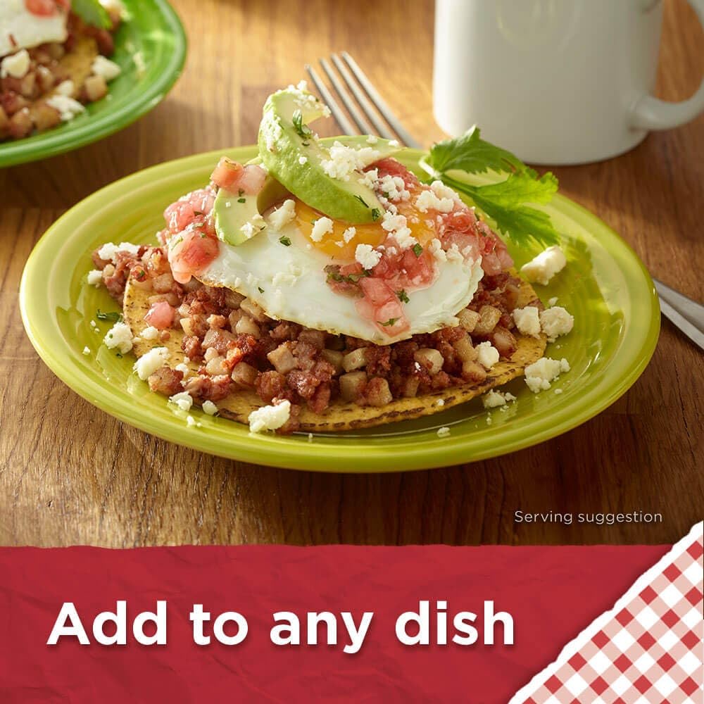 Mary Kitchen hash with eggs provides a versatile breakfast option.