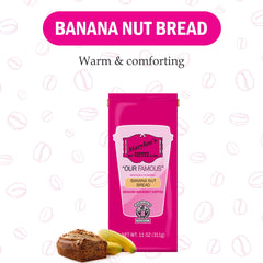 Marylou's Banana Nut Bread aroma close-up showing rich flavor notes for a cozy morning.