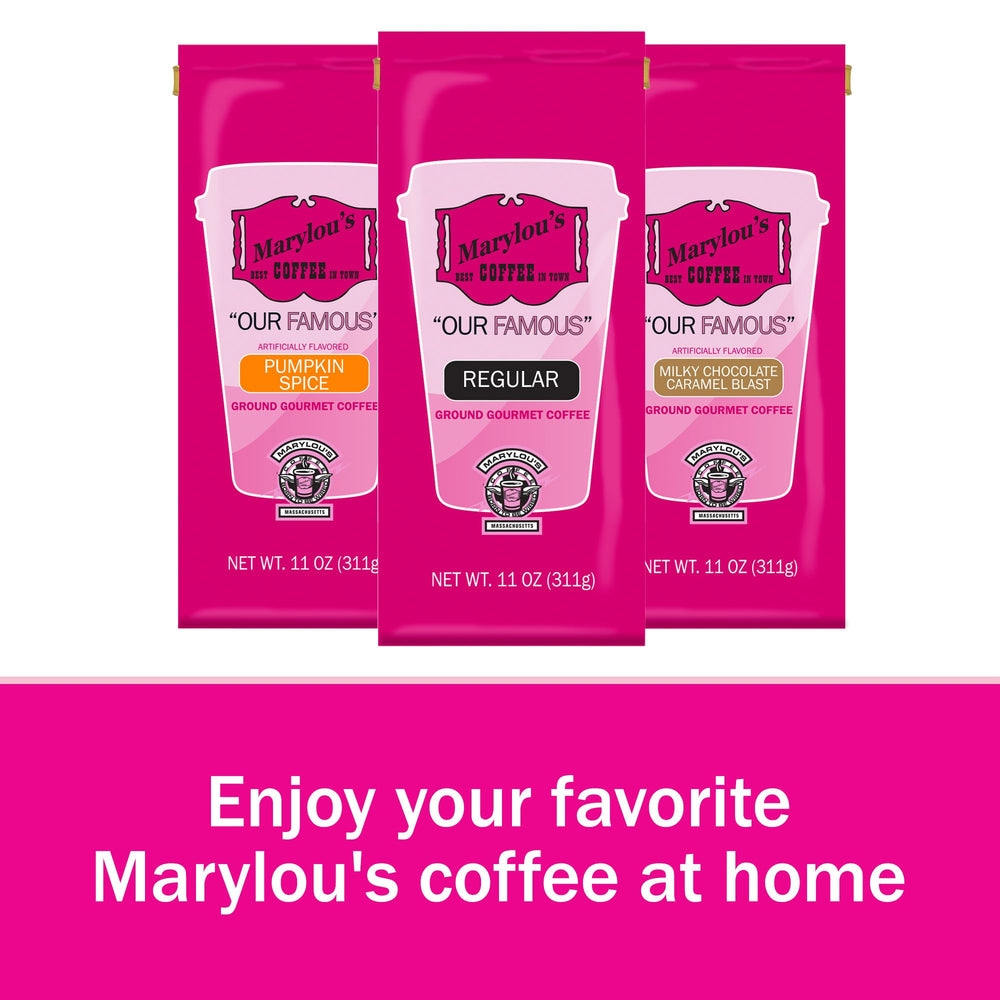 Marylou's Banana Nut Bread coffee steaming in a cup for a cozy moment.