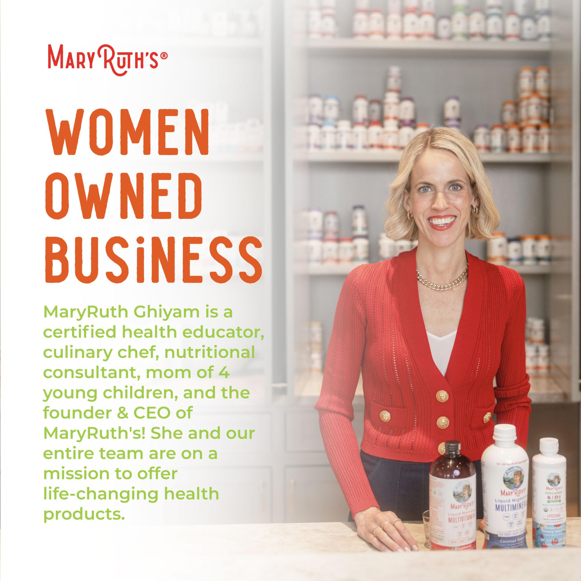MaryRuth's Dandelion Root use with water shows versatility.