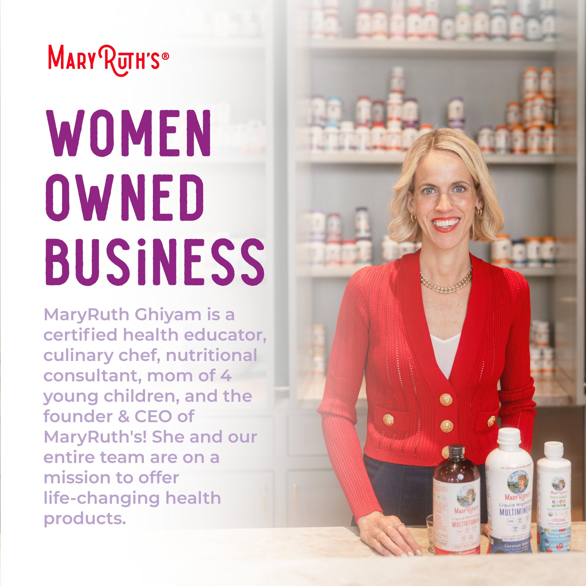 MARYRUTH'S Nighttime Gripe Water is easy to add to bottles.