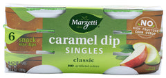 Marzetti Caramel Dip Singles snack-ready cups for quick dipping on the go