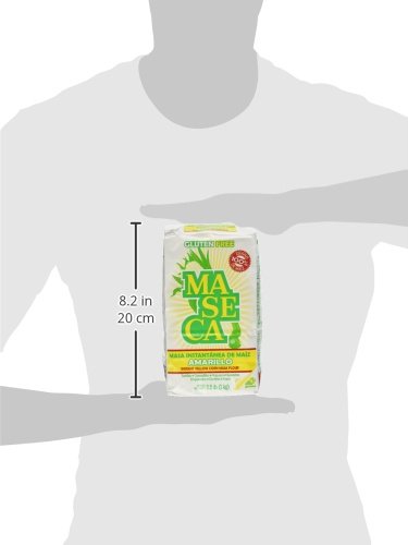 MASECA 2.2lb masa flour package on kitchen counter for everyday meals