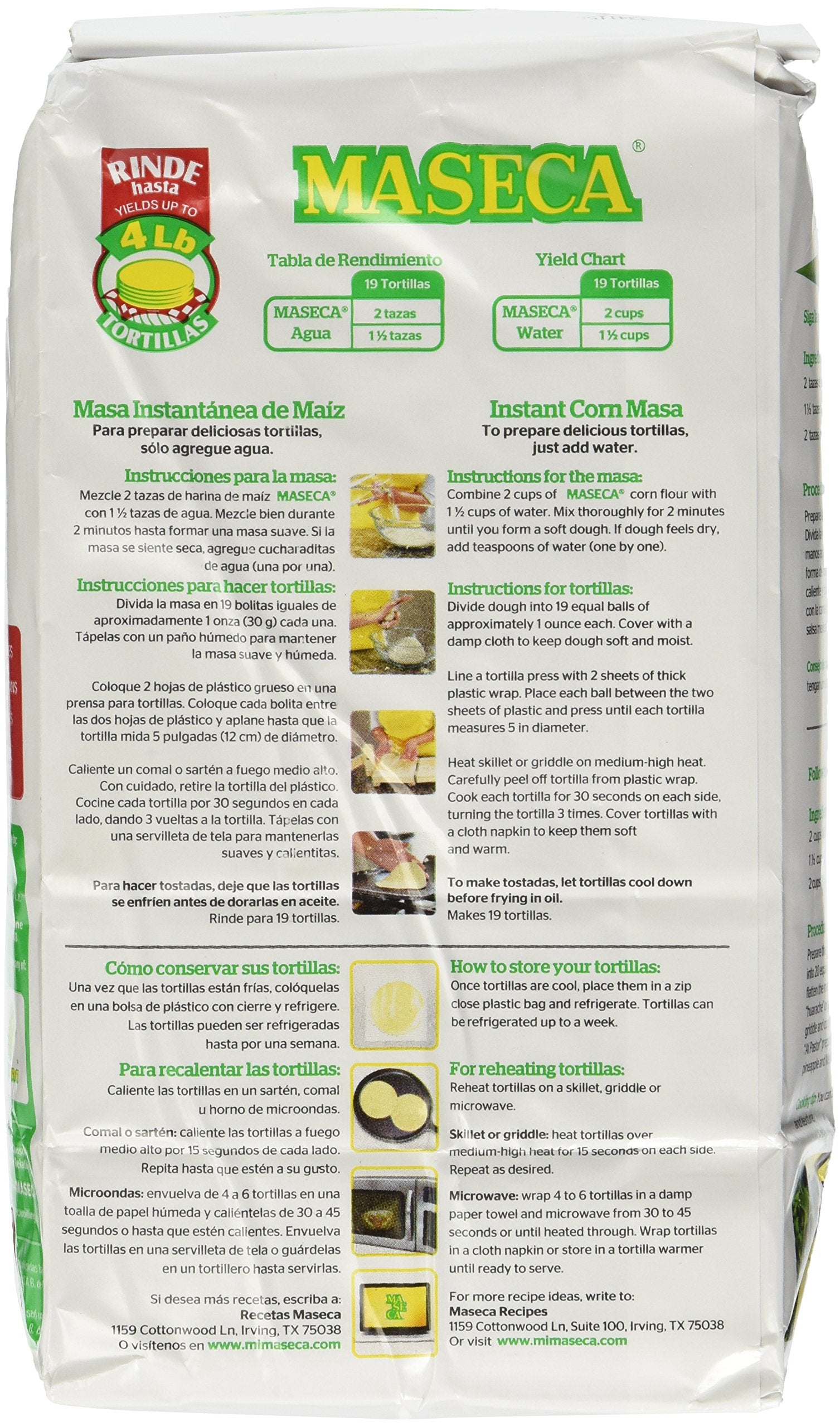 MASECA gluten-free masa flour ideal for gluten-free tortillas