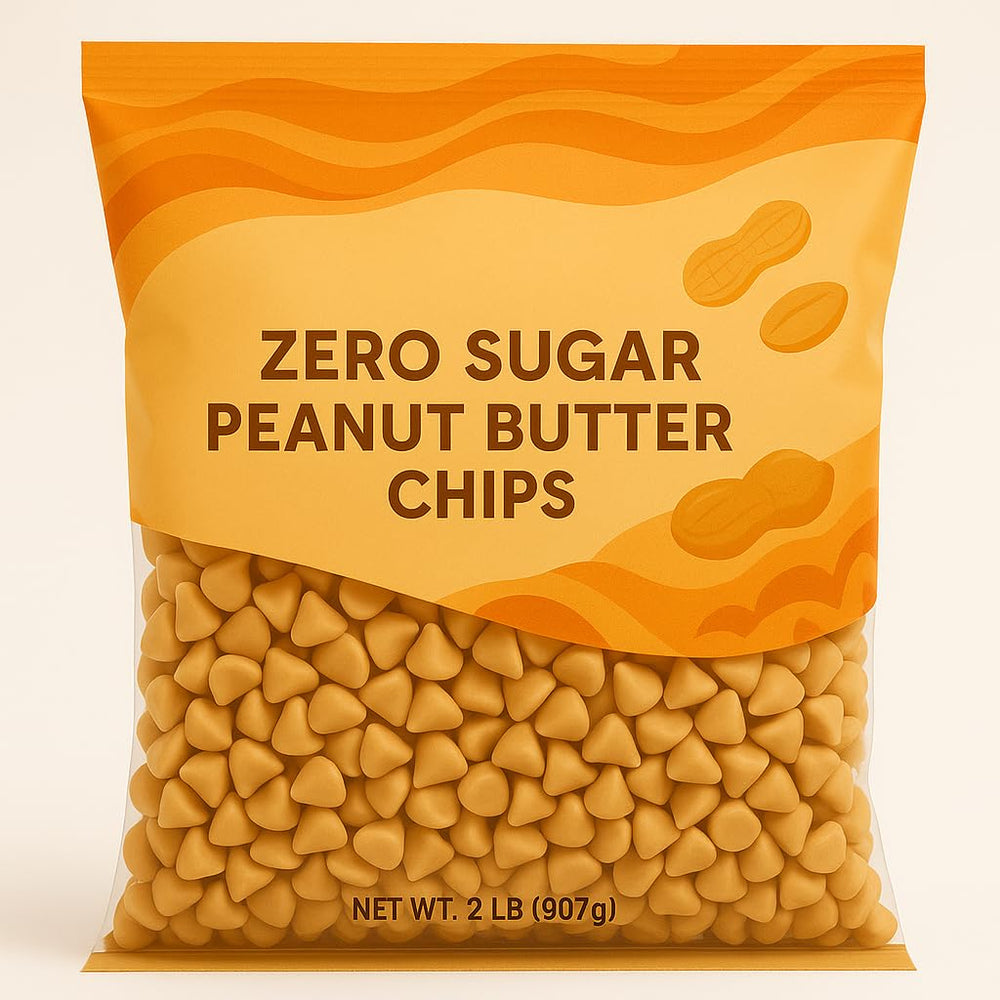 Mashbox LilyPeanut Butter Baking Chips packaging—gluten-free and keto-friendly pantry staple.