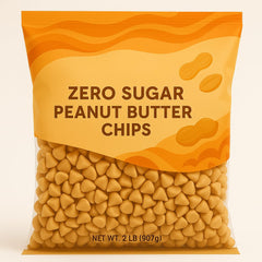 Mashbox LilyPeanut Butter Baking Chips packaging—gluten-free and keto-friendly pantry staple.