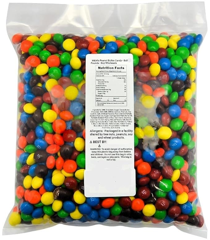 MASHBOX M&M Milk Chocolate Candies bulk pack for party sharing.