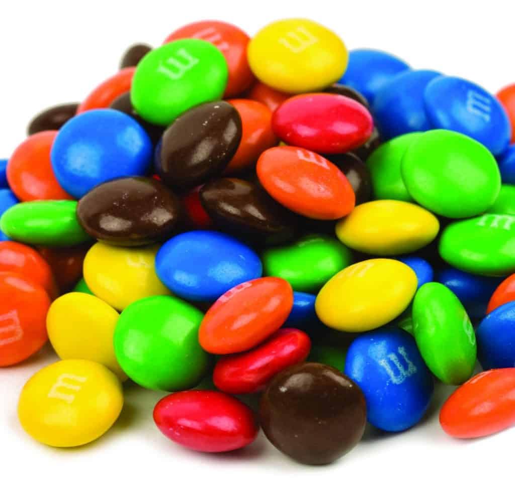 MASHBOX M&M Milk Chocolate Candies with visible roasted peanuts for extra crunch.