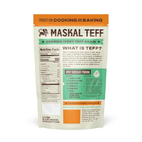 Maskal Teff Ivory Teff grain close-up highlighting nutrient-dense texture for hearty breakfasts
