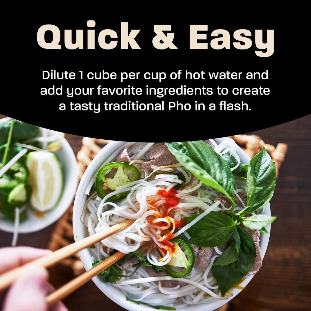 Massel Pho cubes with ingredients ideal for authentic home pho.