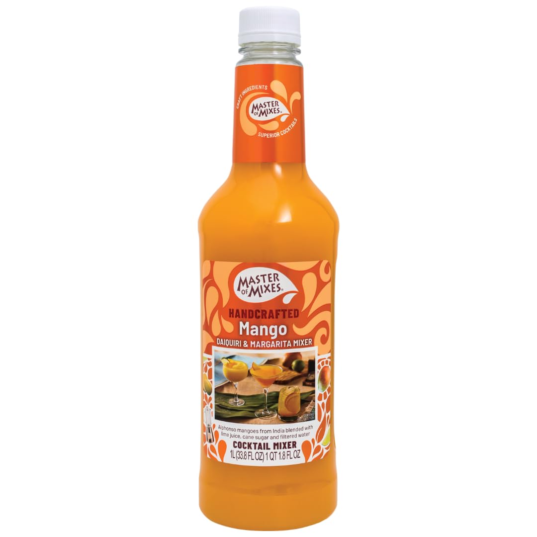 Master of Mixes Mango Daiquiri bottle on shelf ready to mix.