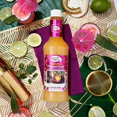 Master of Mixes mango mix bottle highlighting tropical flavor for gatherings