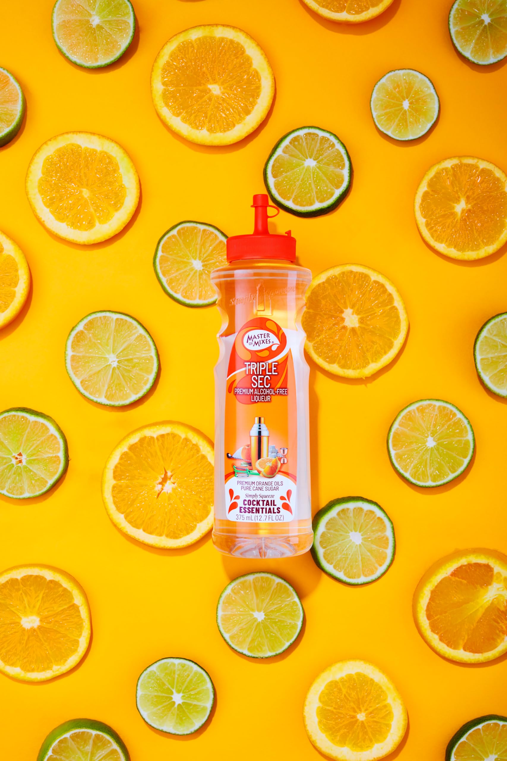 Master of Mixes Triple Sec highlights orange aroma for cosmopolitans