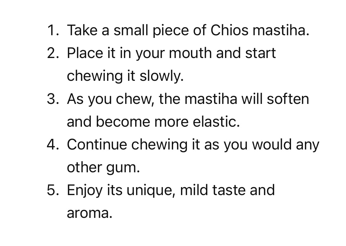 Mastic of Chios aroma-closeup conveying authentic Mediterranean fragrance.