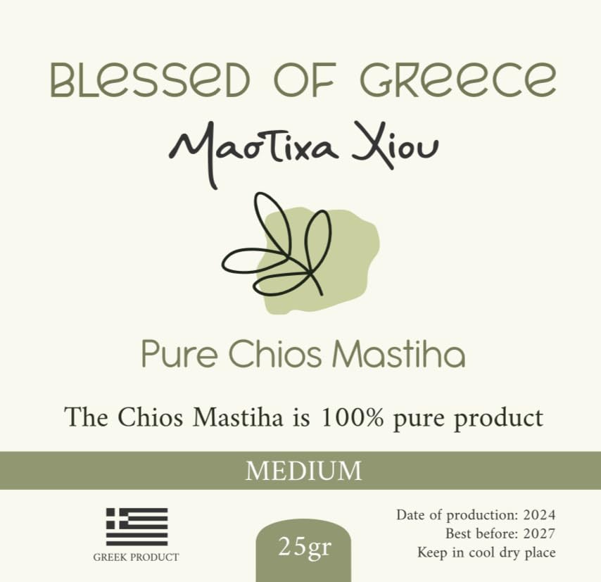 Mastic of Chios wooden-pan drying scene highlights traditional processing.